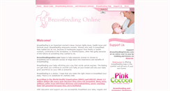 Desktop Screenshot of breastfeedingonline.com